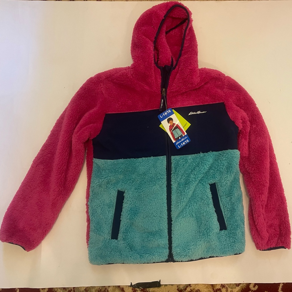 New with tags girls pink and blue Columbia fleece